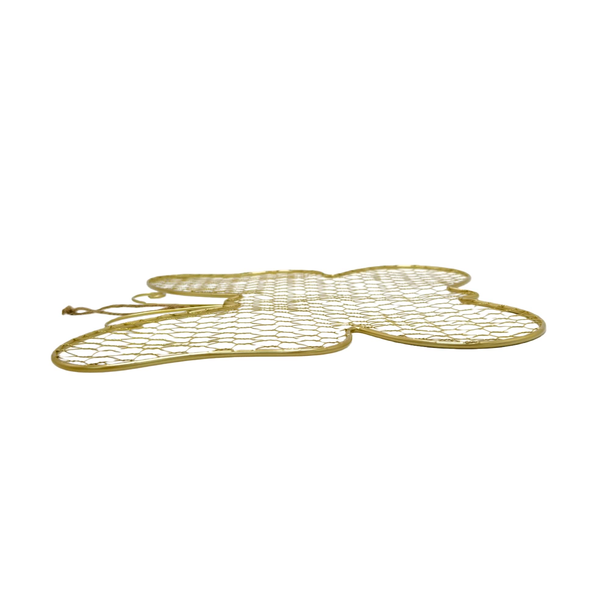 15.5" Gold Metal Butterfly Wreath Form by Ashland®